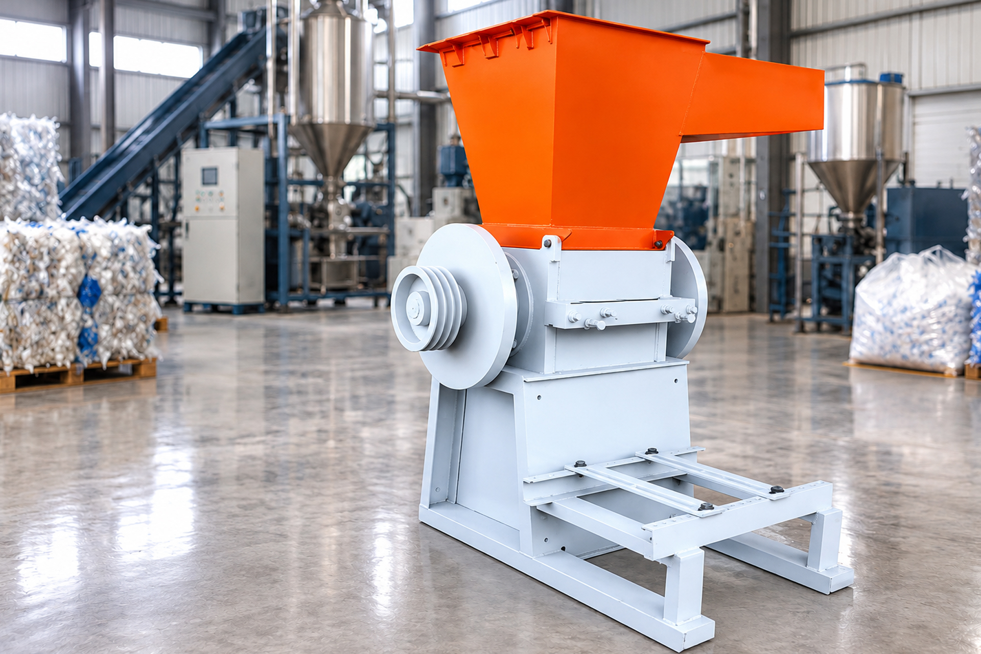Plastic Scrap Grinder Machine